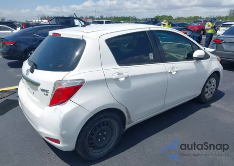 2013 Toyota Yaris Le из США, поврежденный, VIN JTDKTUD36DD547705